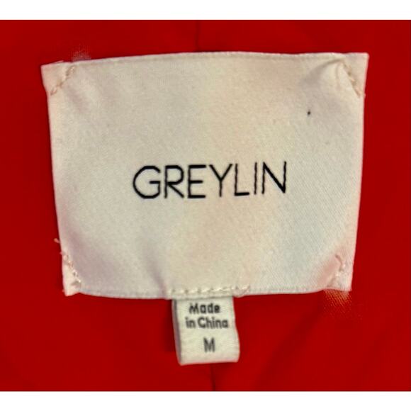 Greylin Floral Bomber Jacket M | Coquette Chic Spring Soft Girl Vibes - Picture 11 of 12